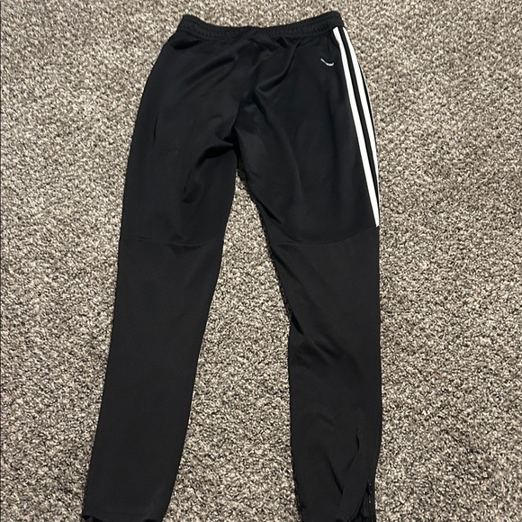 Adidas Black Striped Joggers - size small - Picture 4 of 5